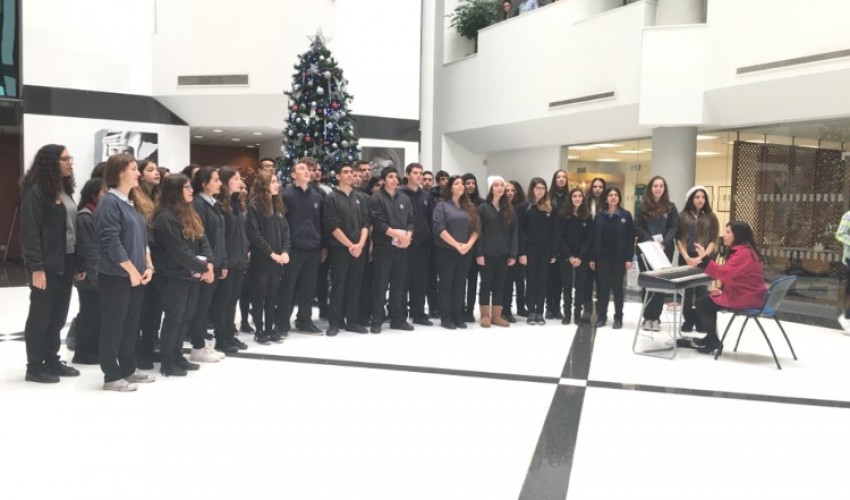 Carol Singers at the BOC